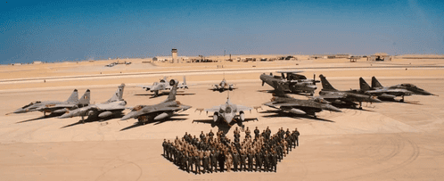 IAF's air-to-air refuelling of Egypt's MIG & Rafale during exercise