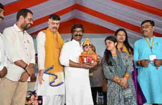 Hemant Soren wished happiness, prosperity and progress of the people of the state on Shri Krishna Janmashtami