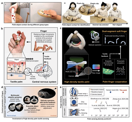 Chinese scientists develop human-like robotic hand with smart palm-finger coordination