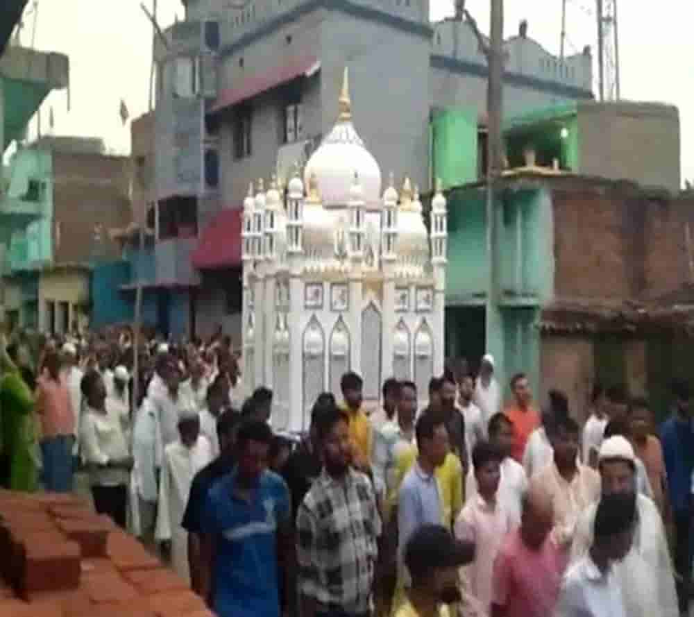 Accident on Muharram, 4 killed and 13 injured, Tazia came under the grip of 11,000 volts in Bokaro, CM expressed grief