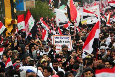 Areas blocked by anti-govt protesters in Iraq reopened