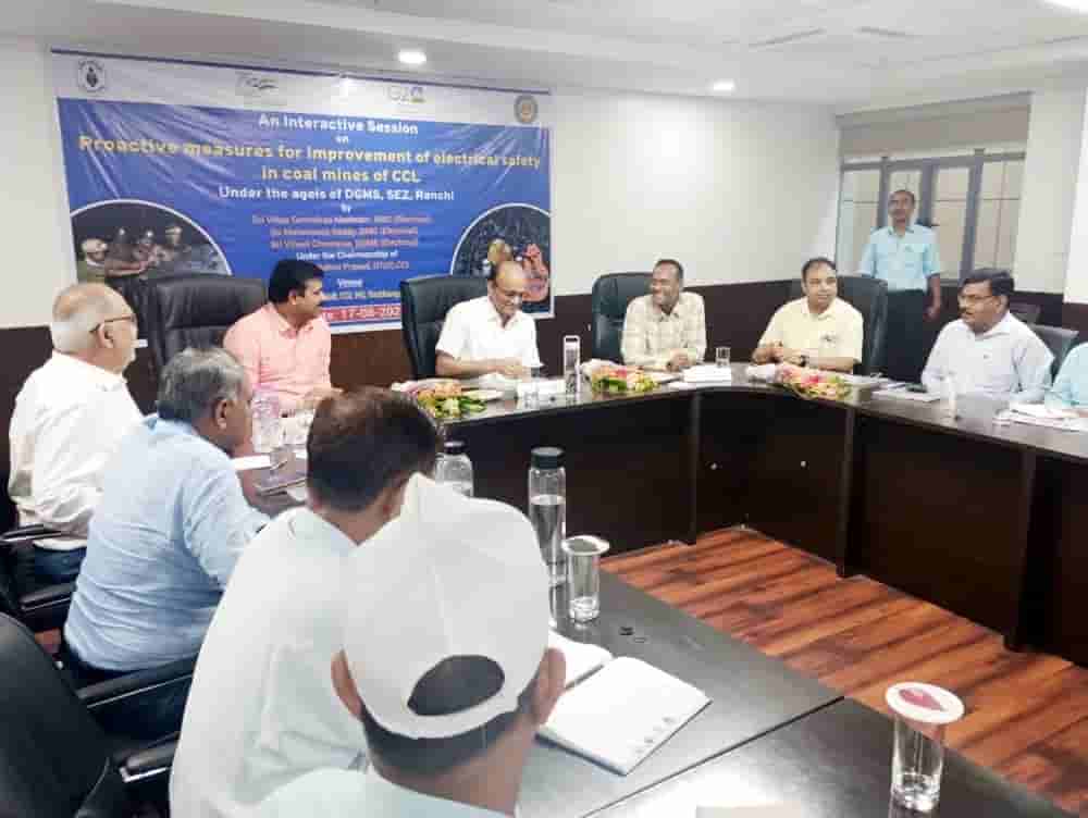 Interactive session on proactive measures to improve electrical safety in coal mines of CCL held