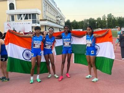 Asian U18 athletics: Girls team wins medley race; Bapi Hansda scripts history with silver in 400m
