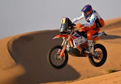 Dakar Rally: Top contenders in close chase in overall standings after eight stages