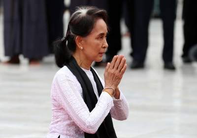 Suu Kyi calls for protests over Myanmar coup