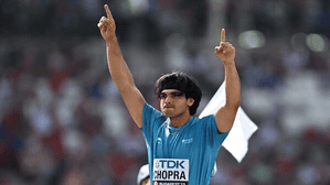 Neeraj Chopra wins gold medal at the Paavo Nurmi Games 2024