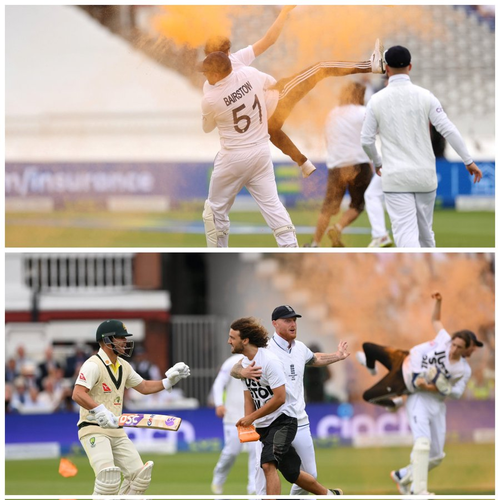 Ashes 2023: Protesters briefly disrupt play during second Eng vs Aus Test at Lord's