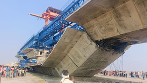One killed as portion of under-construction bridge collapses in Bihar
