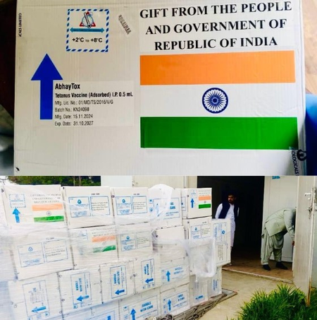 India sends 4.8 tonnes of vaccines to Afghanistan; Kabul extends gratitude