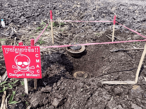 Over 2,000 war-era explosives found buried in Cambodia school