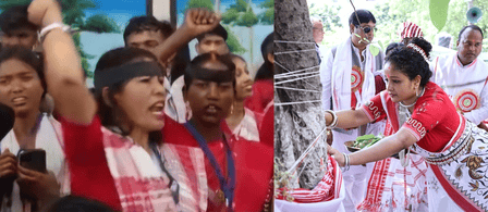 Tension in Ranchi over tribal clash on Sarhul puja, CM Hemant Soren shown black flags