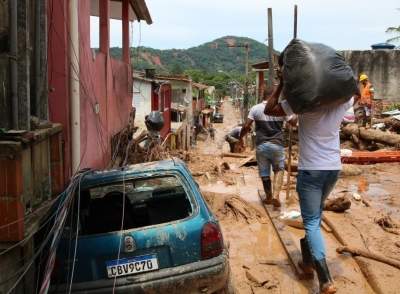 Brazil mobilises largest warship to assist landslide victims