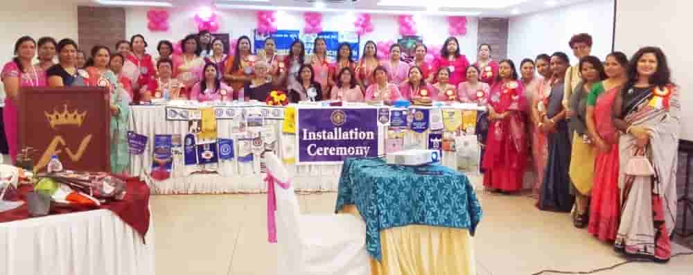 The installation ceremony of the new team of Inner Wheel Ranchi South was successfully completed