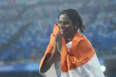 Dutee wins 100m gold at World University Games