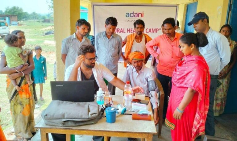 Adani Foundation organizes free health checkup camp in Mahugai Kala