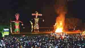 65 feet long effigy of Ravan to be burnt at Morhabadi
