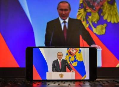 Putin accuses West, Ukraine of starting war in address to nation