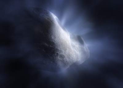 Webb telescope finds water, new mystery in rare comet