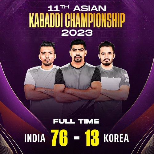 Asian Kabaddi C'ship: India begin title defence with two consecutive wins