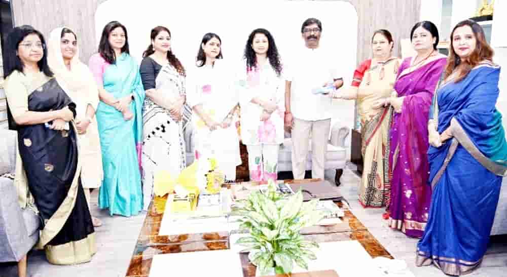 IAS Officers Wives Association delegation met with Jharkhand CM