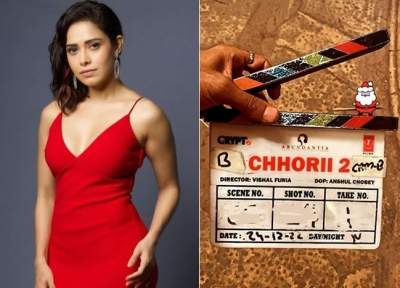 Nushrratt Bharuccha is having 'scary Christmas' on 'Chhorii 2' sets